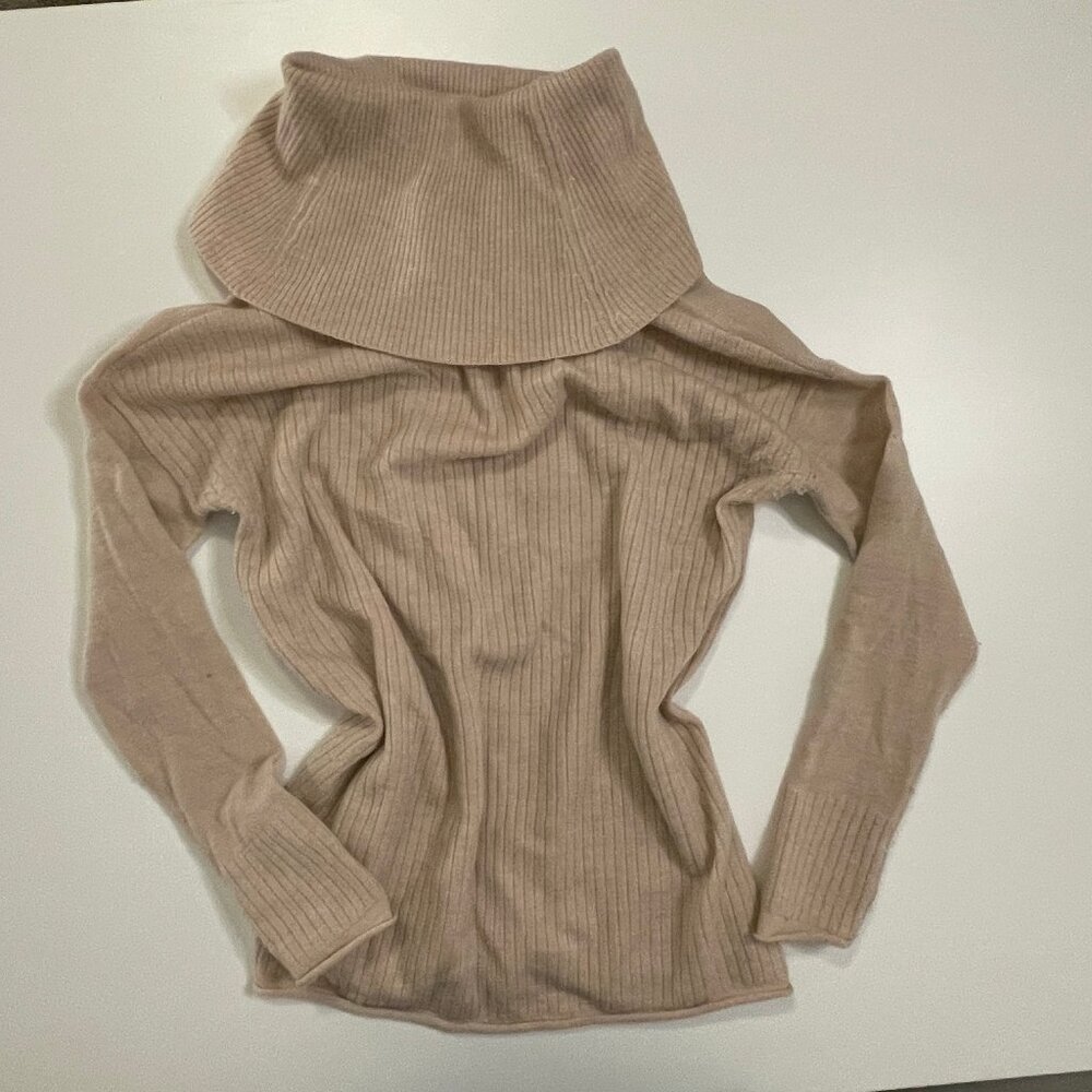 CYNTHIA ROWLY Marino Wool Cowl Neck